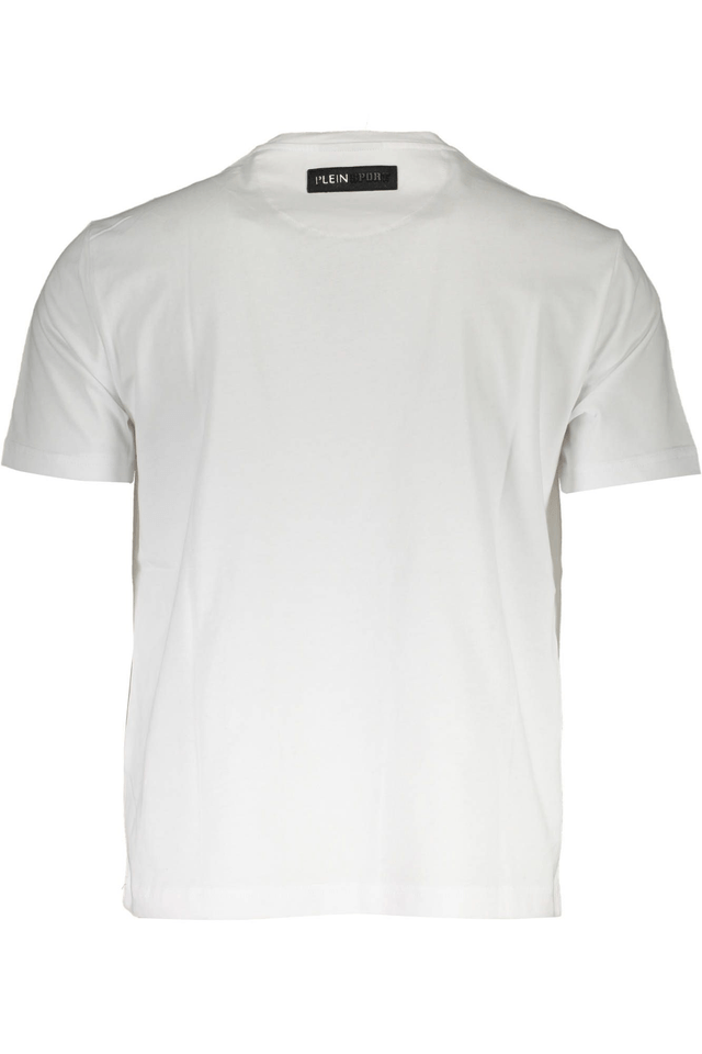 1330PLEIN SPORT T-SHIRT MANICHE CORTE UOMO BIANCO