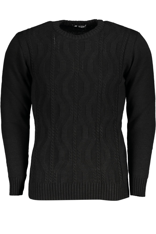 6065U.S. GRAND POLO MAGLIONE UOMO NERO