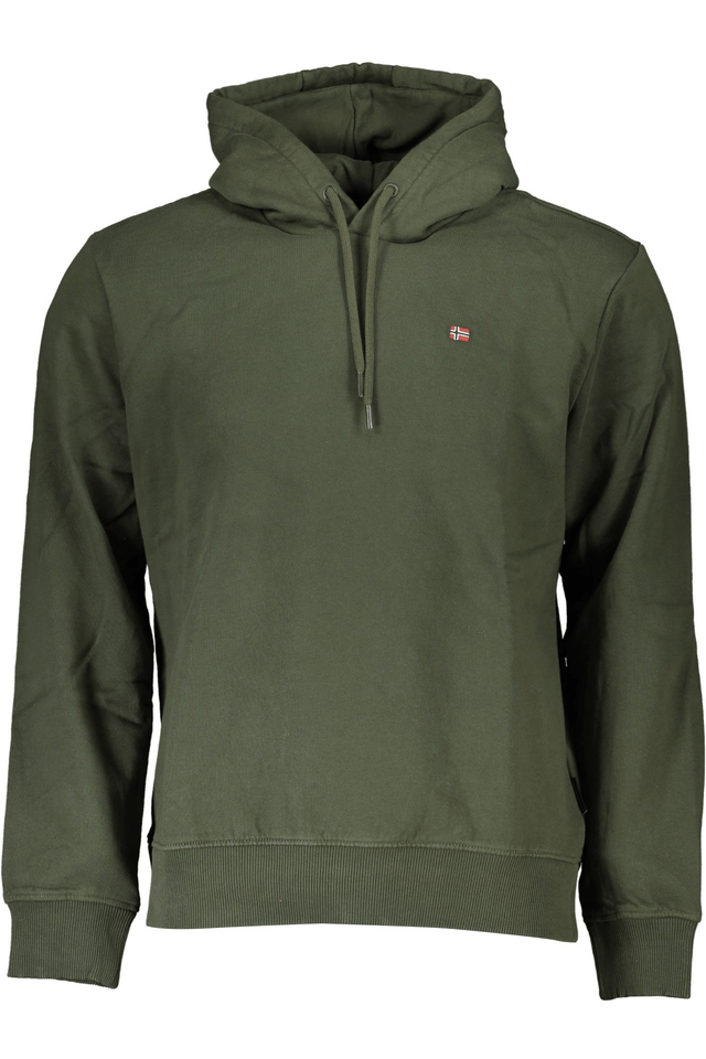 5725NAPAPIJRI FELPA SENZA ZIP UOMO VERDE
