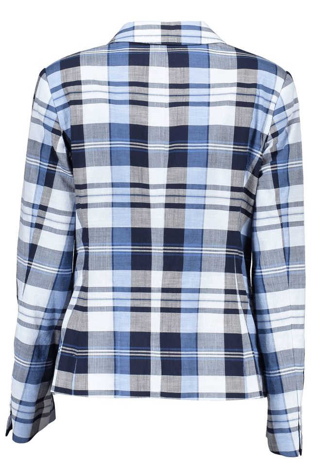 1008GANT GIACCA CLASSICA DONNA AZZURRO