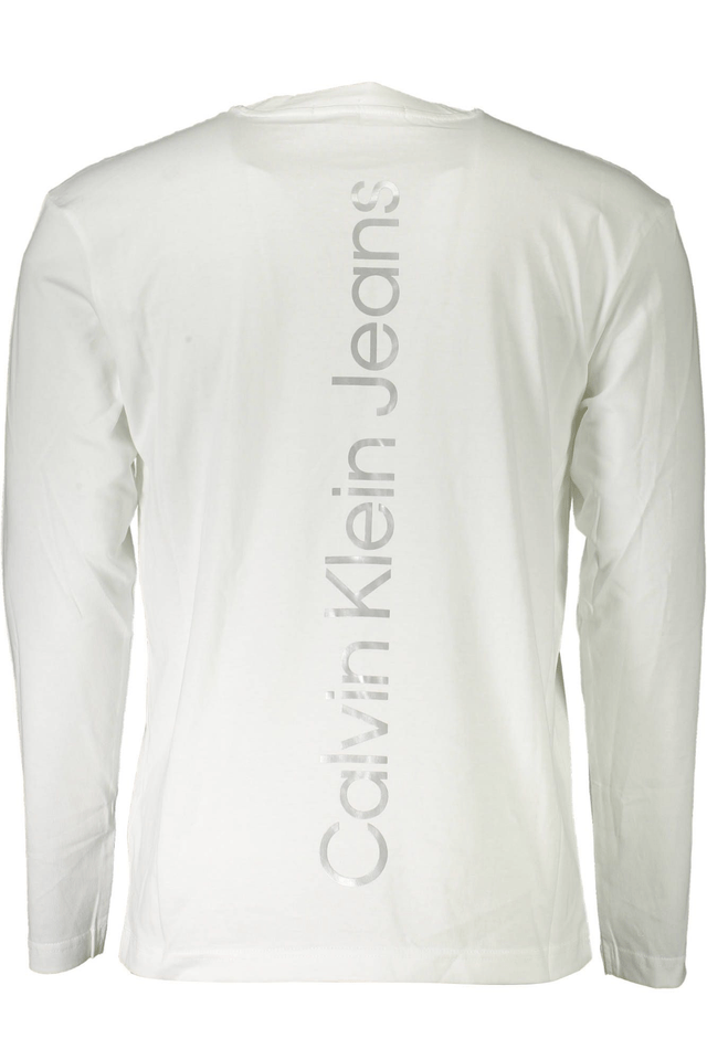 2993CALVIN KLEIN T-SHIRT MANICHE LUNGHE UOMO BIANCO
