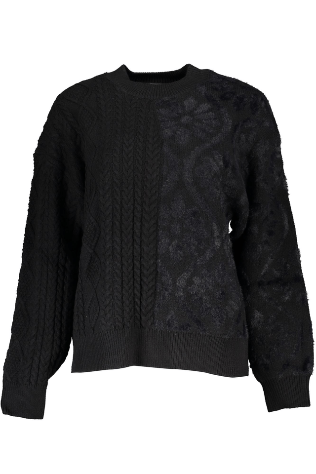 5522DESIGUAL MAGLIONE DONNA NERO