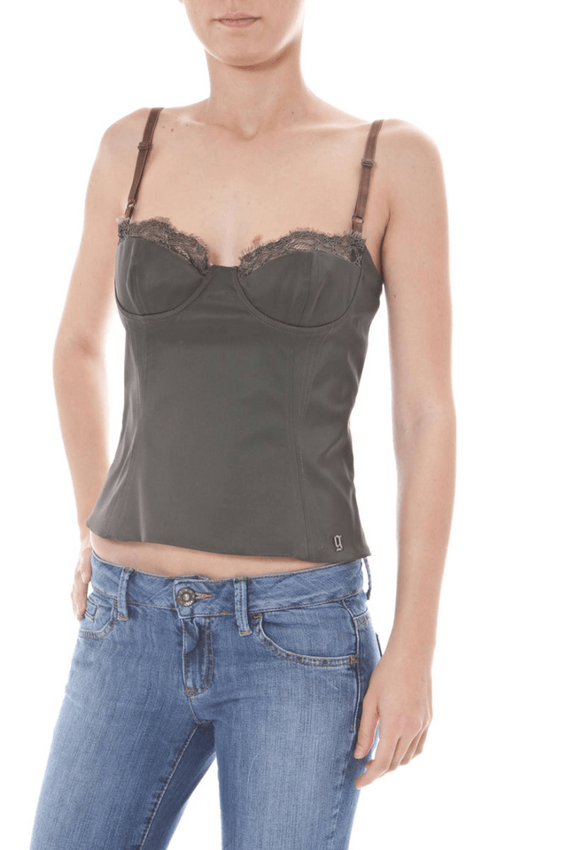 22JOHN GALLIANO TOP DONNA VERDE