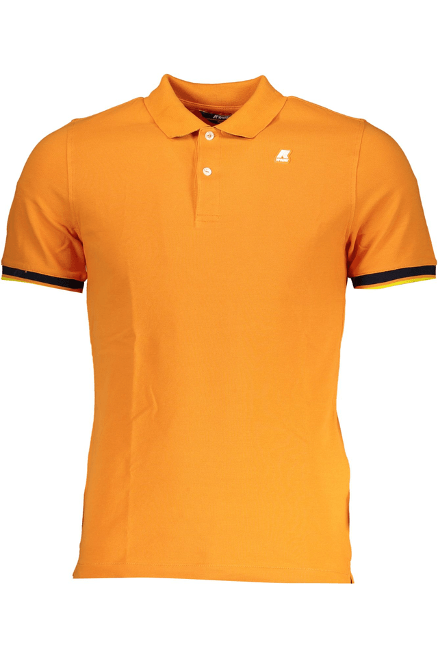 7932K-WAY POLO MANICHE CORTE UOMO ARANCIO