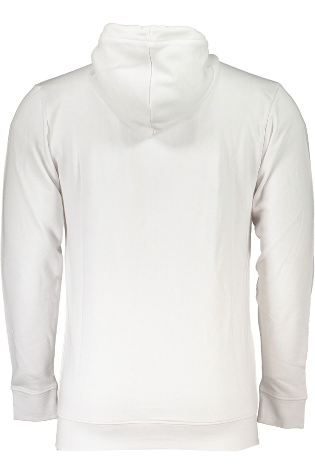 6803CAVALLI CLASS FELPA CON ZIP UOMO BIANCO