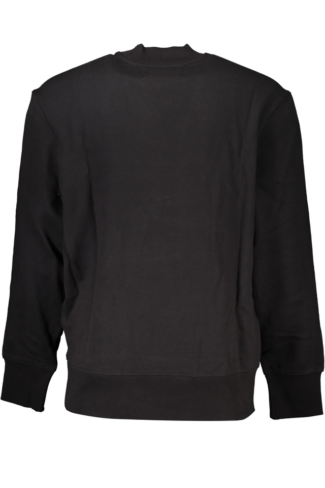 7063CALVIN KLEIN FELPA SENZA ZIP UOMO NERO