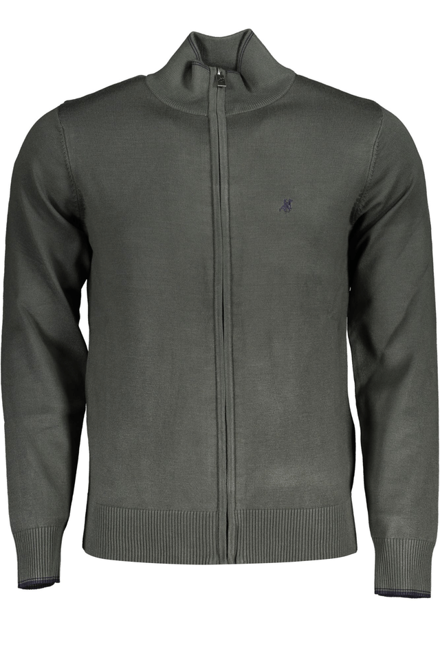6097U.S. GRAND POLO CARDIGAN UOMO VERDE
