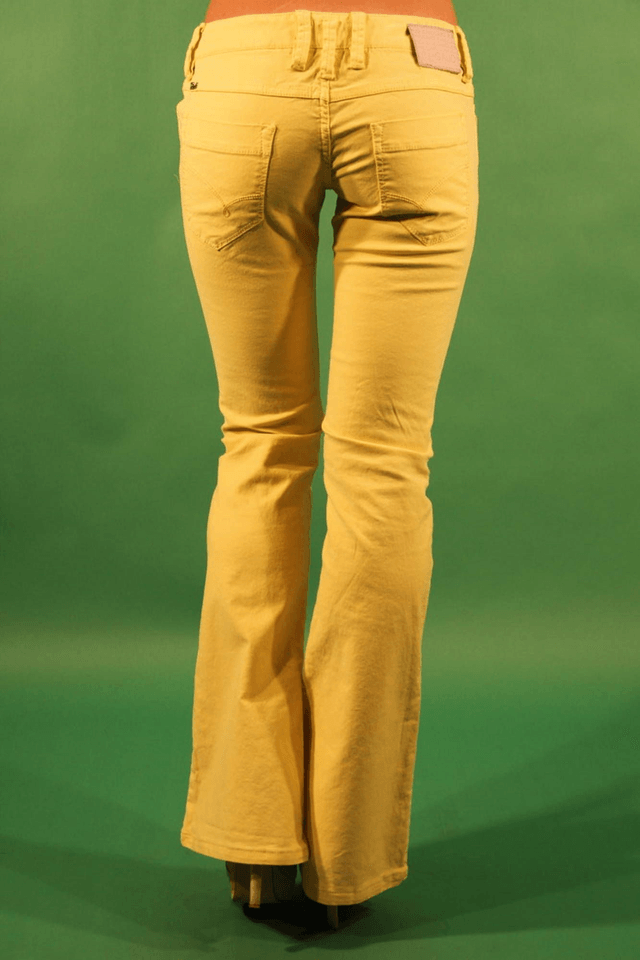 2GAUD� PANTALONE DONNA GIALLO