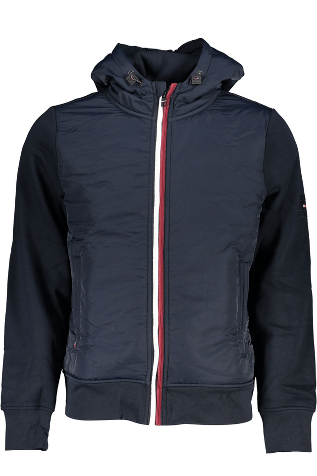 7396TOMMY HILFIGER GIACCA SPORTIVA UOMO BLU