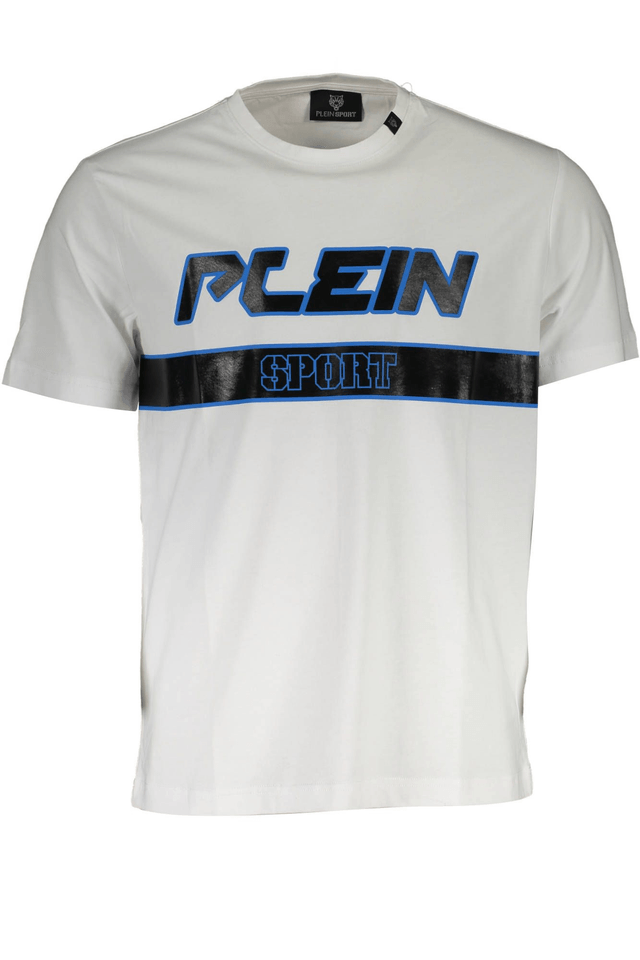 1325PLEIN SPORT T-SHIRT MANICHE CORTE UOMO BIANCO