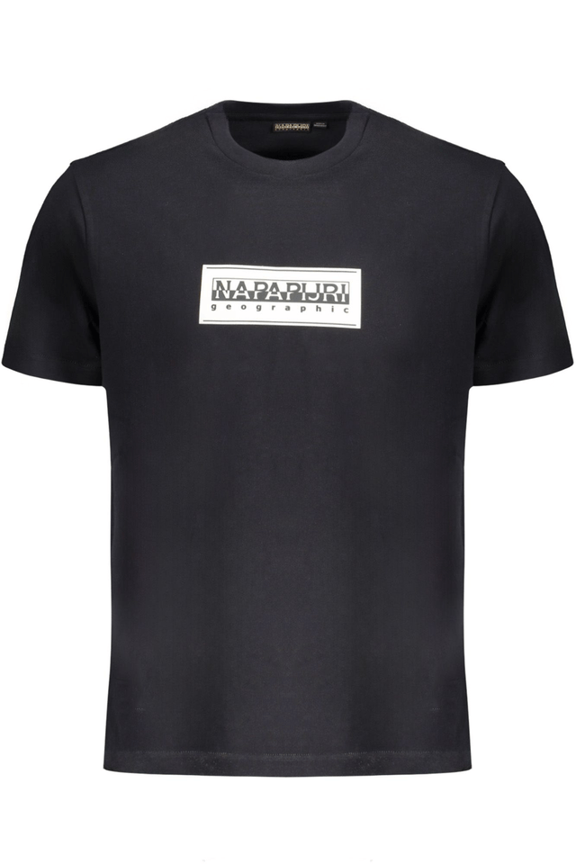 9958NAPAPIJRI T-SHIRT MANICHE CORTE UOMO NERO