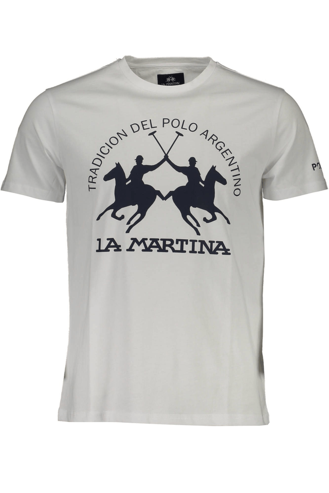 1810LA MARTINA T-SHIRT MANICHE CORTE UOMO BIANCO