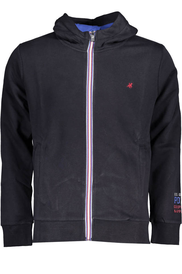 6074U.S. GRAND POLO FELPA CON ZIP UOMO BLU