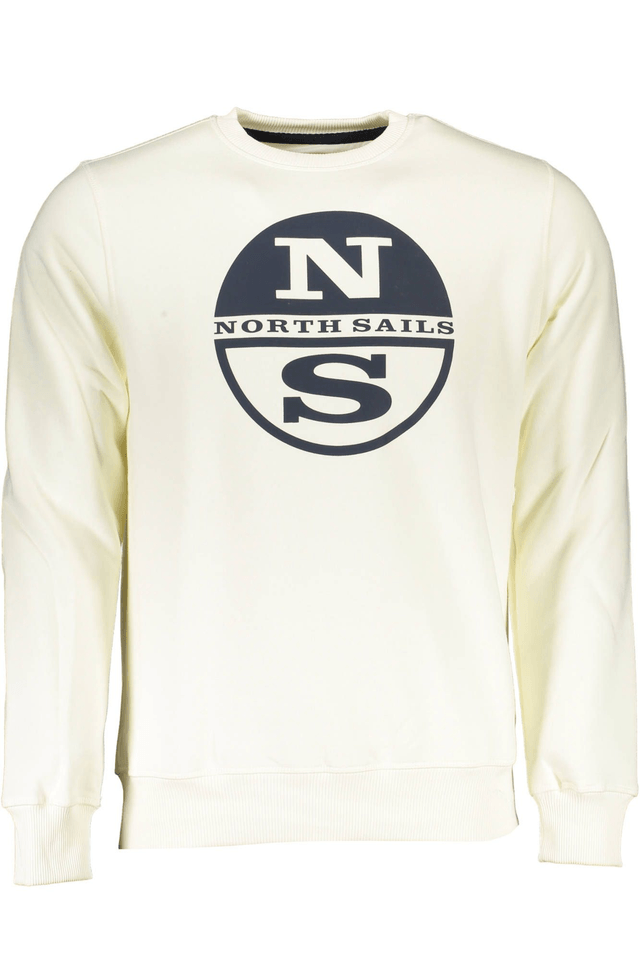 2467NORTH SAILS FELPA SENZA ZIP UOMO BIANCO