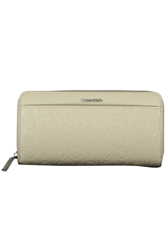 4607CALVIN KLEIN PORTAFOGLIO DONNA BEIGE
