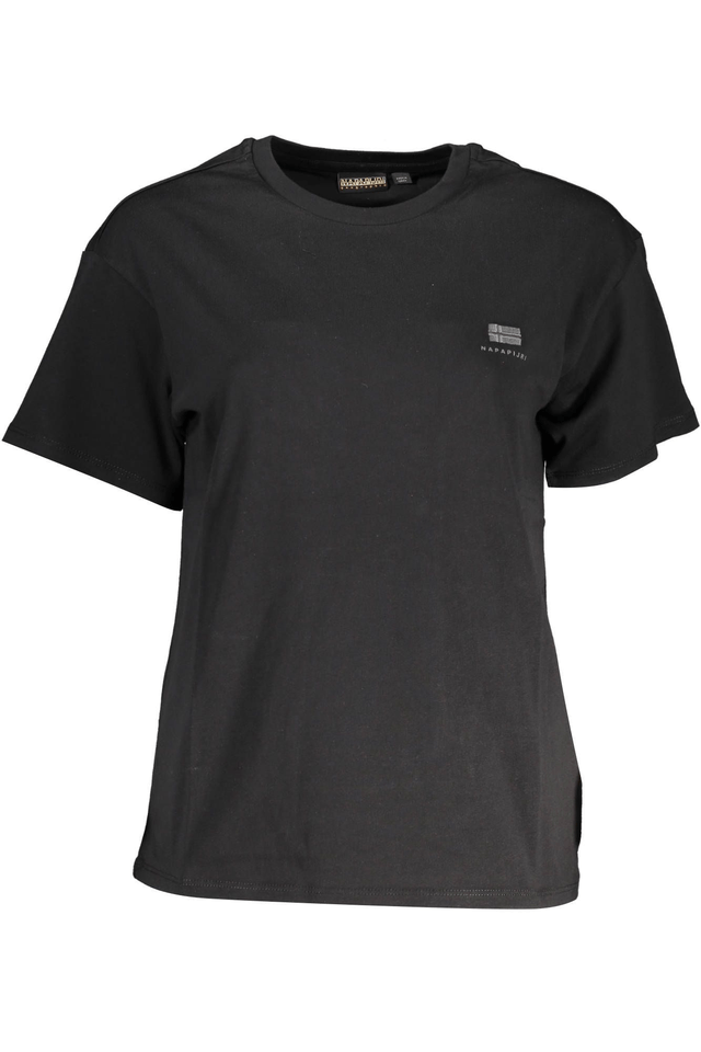 3456NAPAPIJRI T-SHIRT MANICHE CORTE DONNA NERO