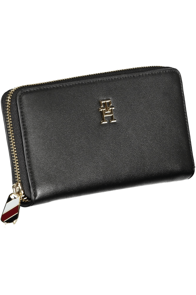 7332TOMMY HILFIGER PORTAFOGLIO DONNA NERO
