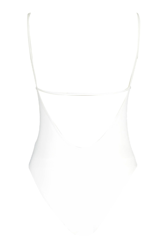 2916KARL LAGERFELD BEACHWEAR COSTUME INTERO DONNA BIANCO