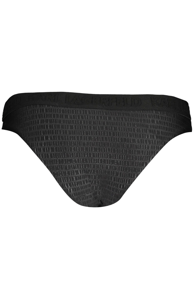 2958KARL LAGERFELD BEACHWEAR COSTUME PARTE SOTTO DONNA NERO