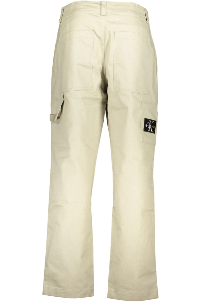 5856CALVIN KLEIN PANTALONE UOMO BEIGE
