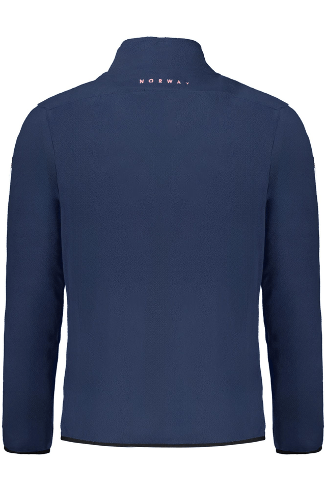 10179NORWAY 1963 FELPA CON ZIP UOMO BLU