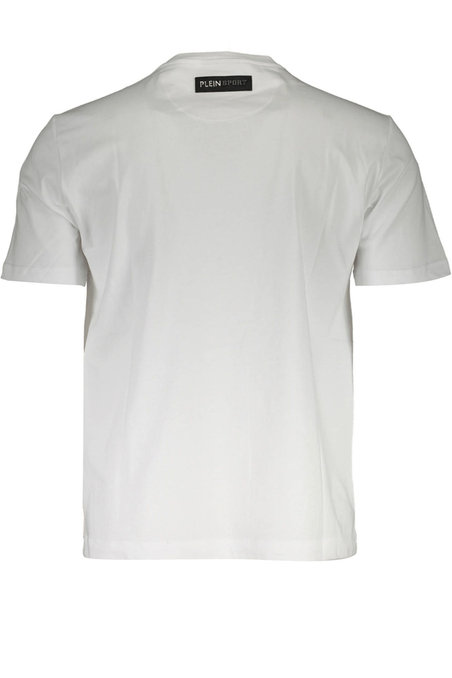 1334PLEIN SPORT T-SHIRT MANICHE CORTE UOMO BIANCO