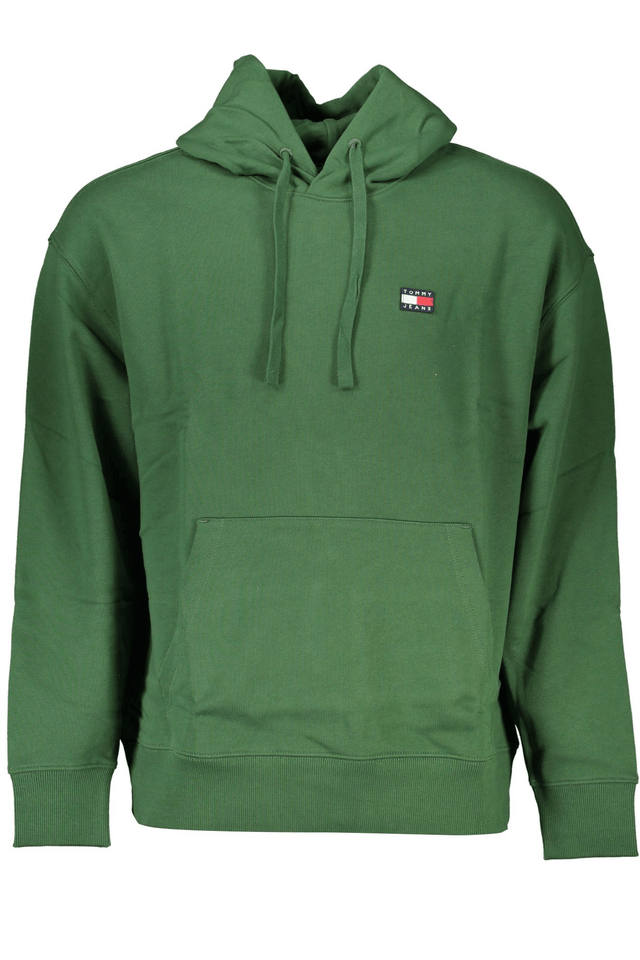 6980TOMMY HILFIGER FELPA SENZA ZIP UOMO VERDE