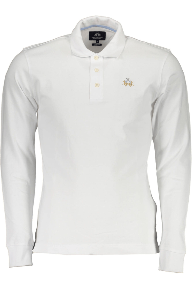 1952LA MARTINA POLO MANICHE LUNGHE UOMO BIANCO