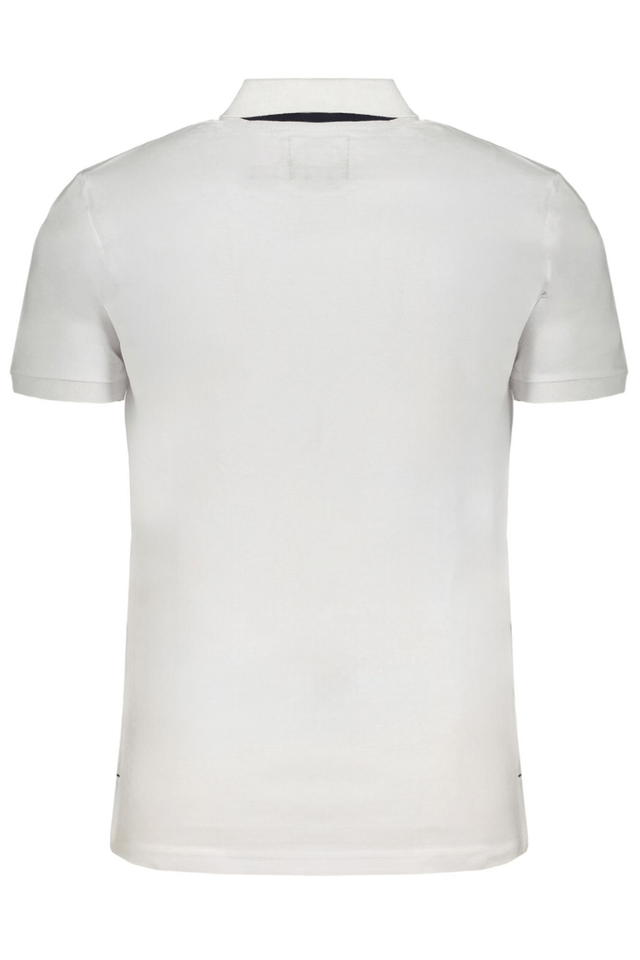 9657GIAN MARCO VENTURI POLO MANICHE CORTE UOMO BIANCO