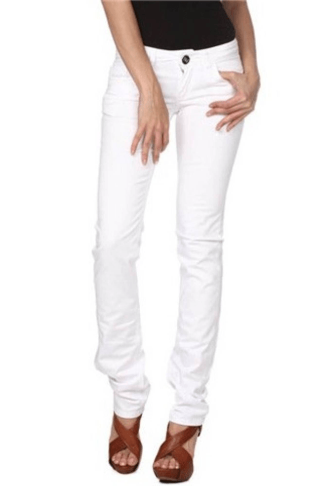960PHARD PANTALONE DONNA BIANCO