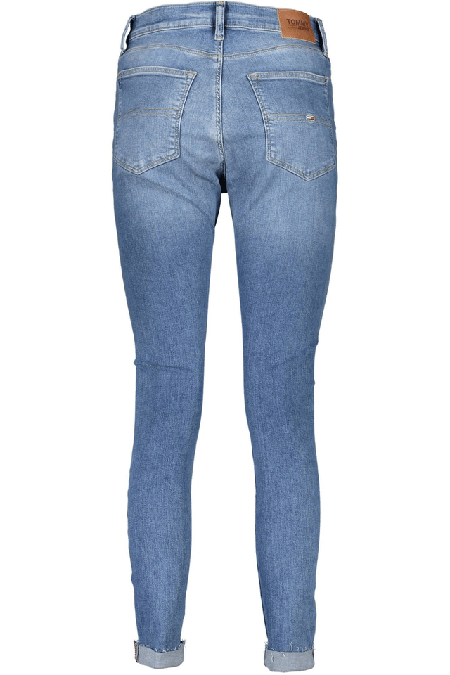 4731TOMMY HILFIGER JEANS DENIM DONNA AZZURRO