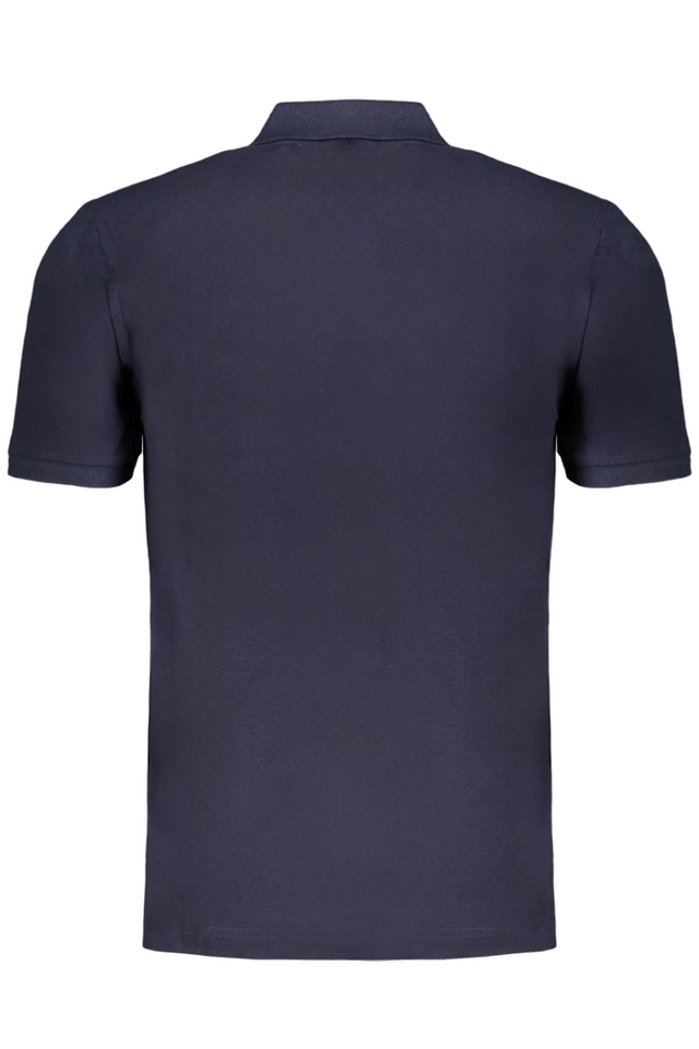 9633GIAN MARCO VENTURI POLO MANICHE CORTE UOMO BLU
