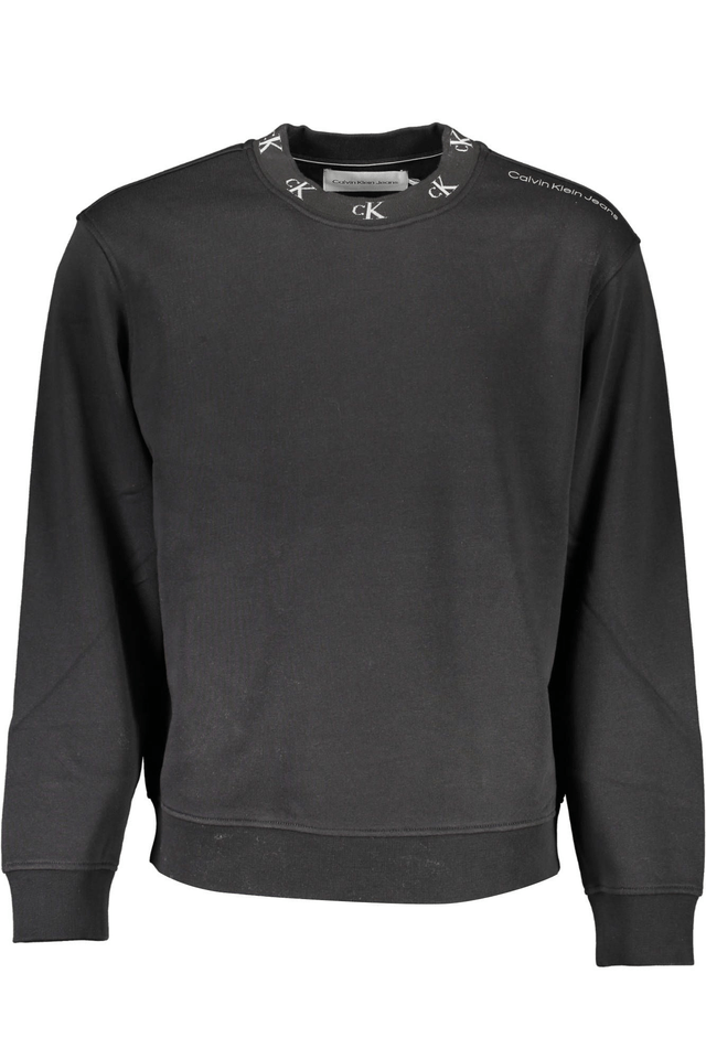 2560CALVIN KLEIN FELPA SENZA ZIP UOMO NERO
