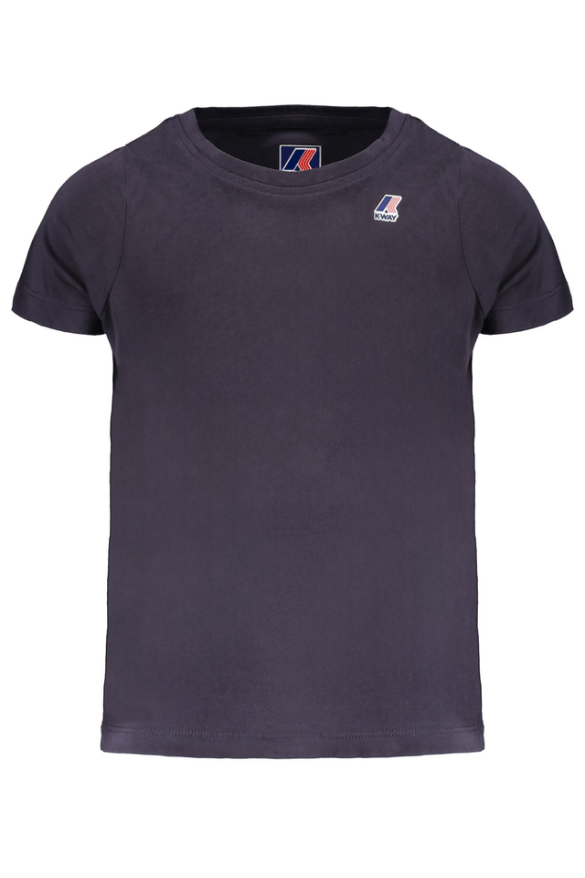 9093K-WAY T-SHIRT MANICHE CORTE BAMBINO BLU