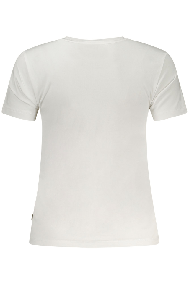 10602GUESS JEANS T-SHIRT MANICHE CORTE DONNA BIANCO