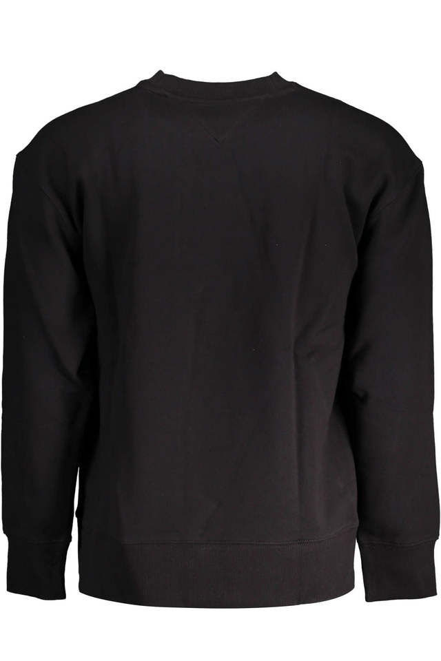 3412TOMMY HILFIGER FELPA SENZA ZIP UOMO NERO