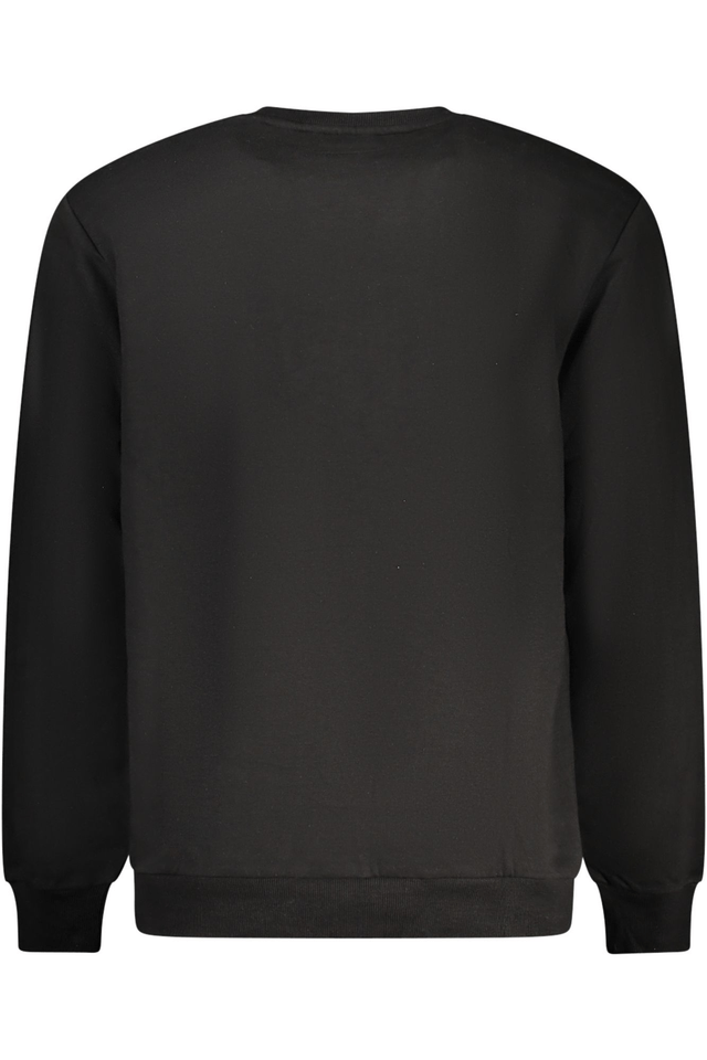 10527FILA FELPA SENZA ZIP UOMO NERO