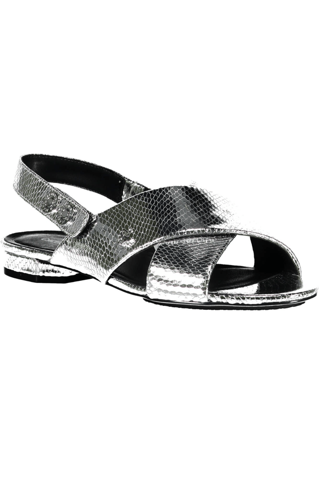 399CALVIN KLEIN CALZATURA SANDALO DONNA ARGENTO