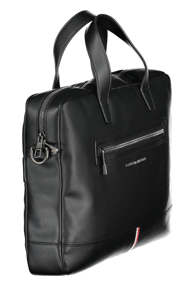 3703TOMMY HILFIGER CARTELLA UOMO NERO