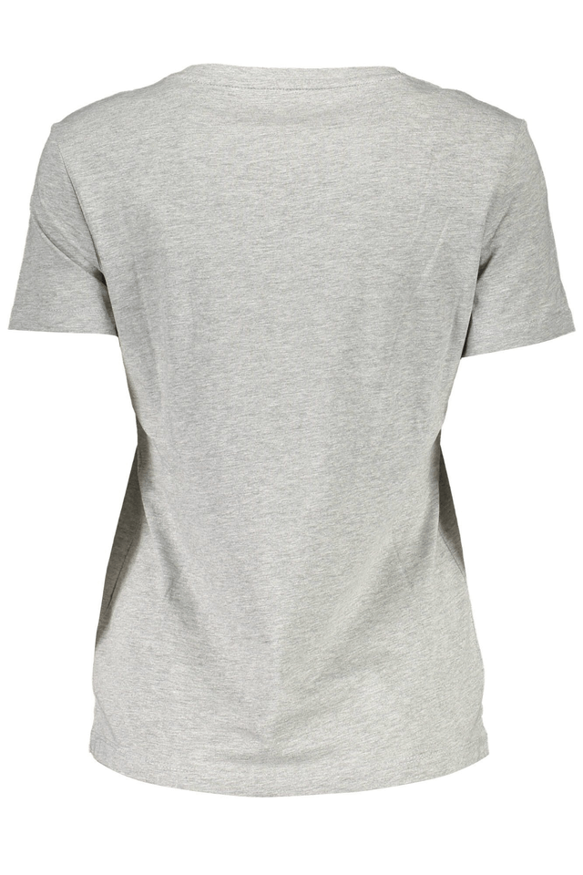 1307GUESS JEANS T-SHIRT MANICHE CORTE DONNA GRIGIO