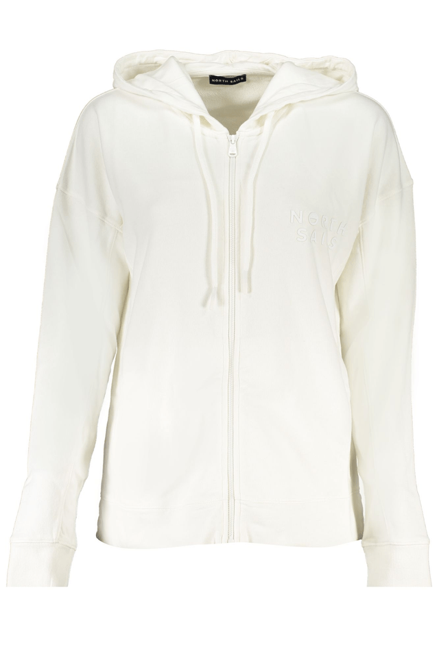 8731NORTH SAILS FELPA CON ZIP DONNA BIANCO