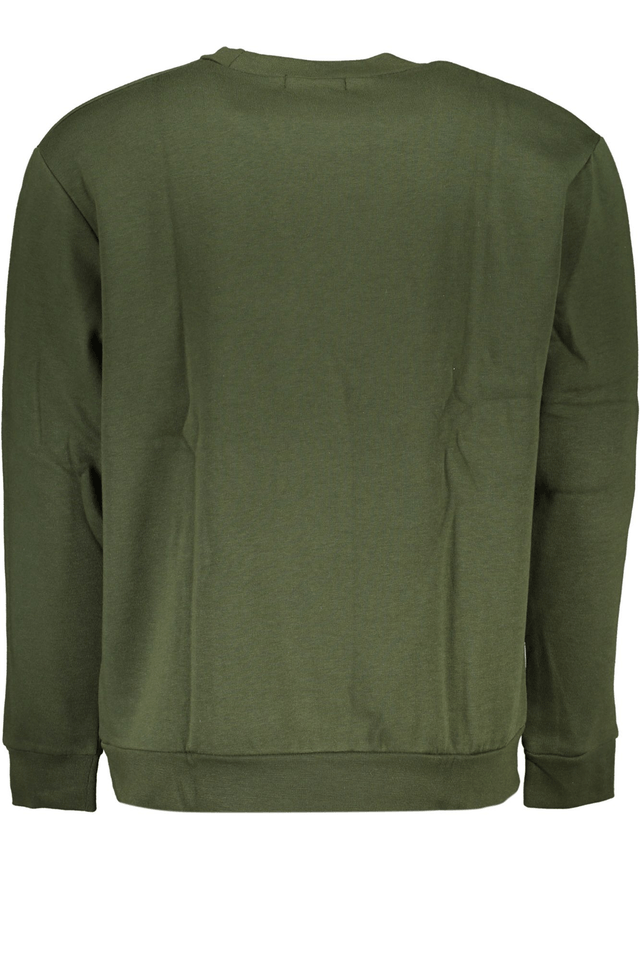 7960CAVALLI CLASS FELPA SENZA ZIP UOMO VERDE