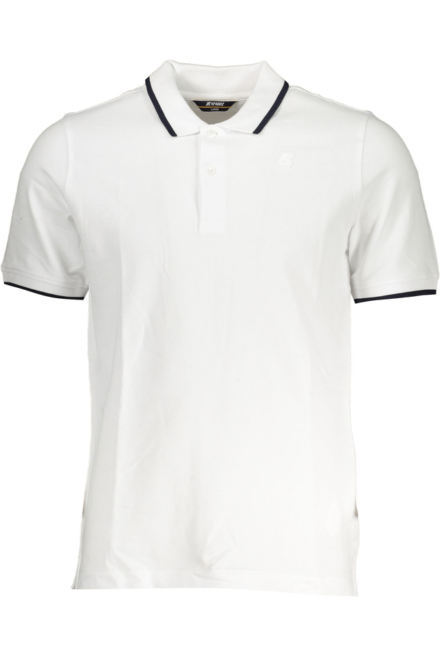 7896K-WAY POLO MANICHE CORTE UOMO BIANCO