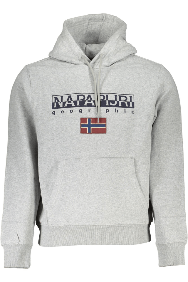 5723NAPAPIJRI FELPA SENZA ZIP UOMO GRIGIO