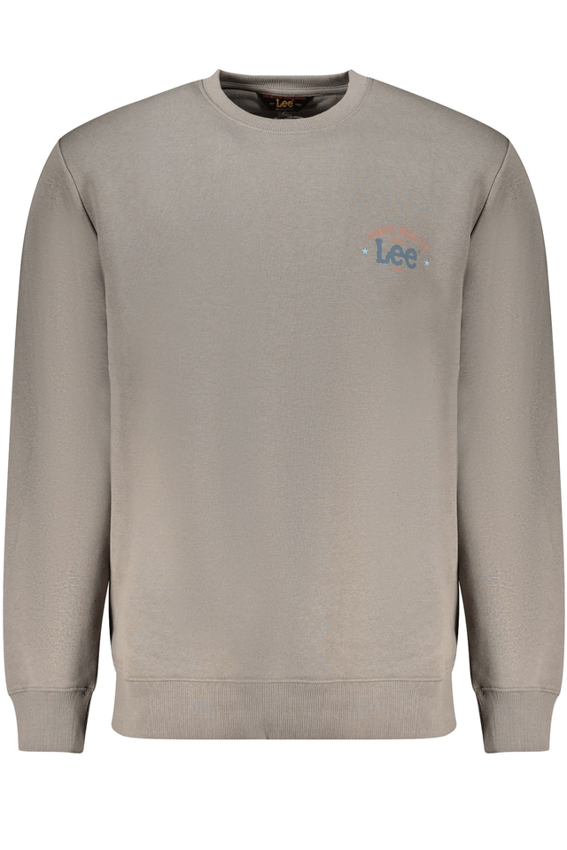 10268LEE FELPA SENZA ZIP UOMO GRIGIO