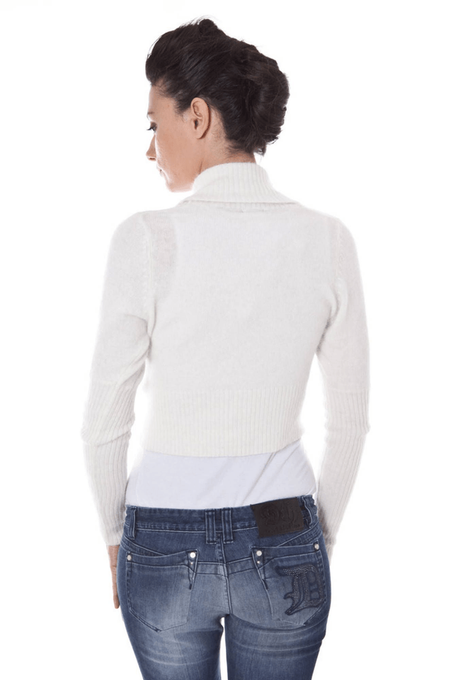 278DATCH COPRISPALLE MANICHE LUNGHE DONNA BIANCO