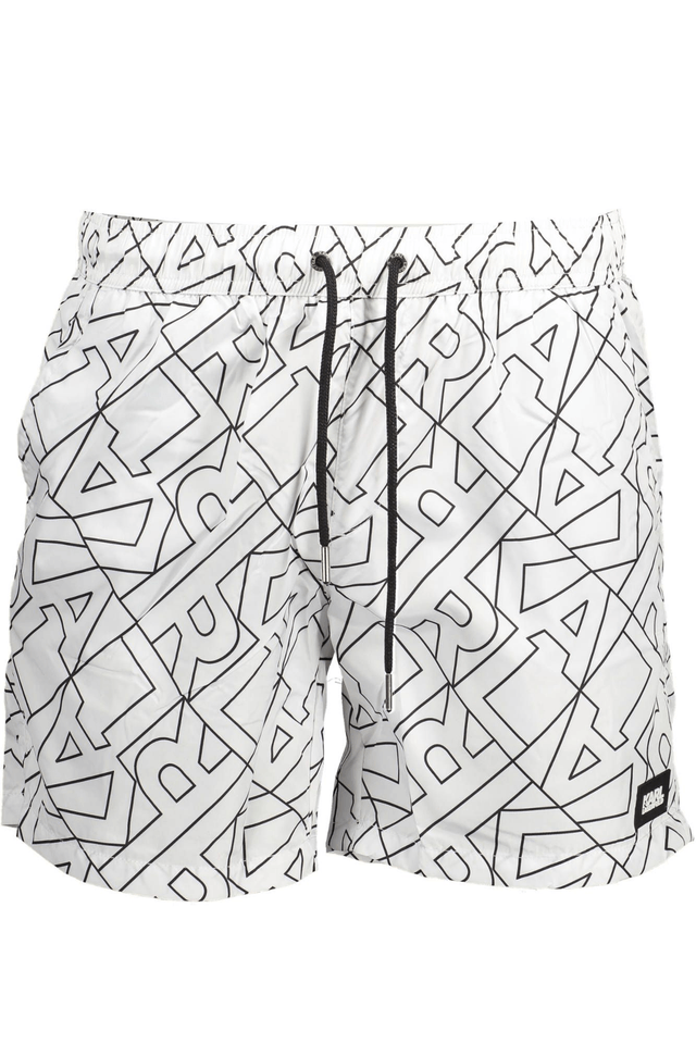 1886KARL LAGERFELD BEACHWEAR COSTUME PARTE SOTTO UOMO BIANCO