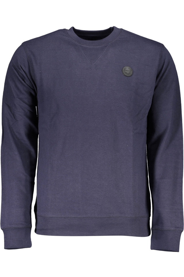 4008GIAN MARCO VENTURI FELPA SENZA ZIP UOMO BLU