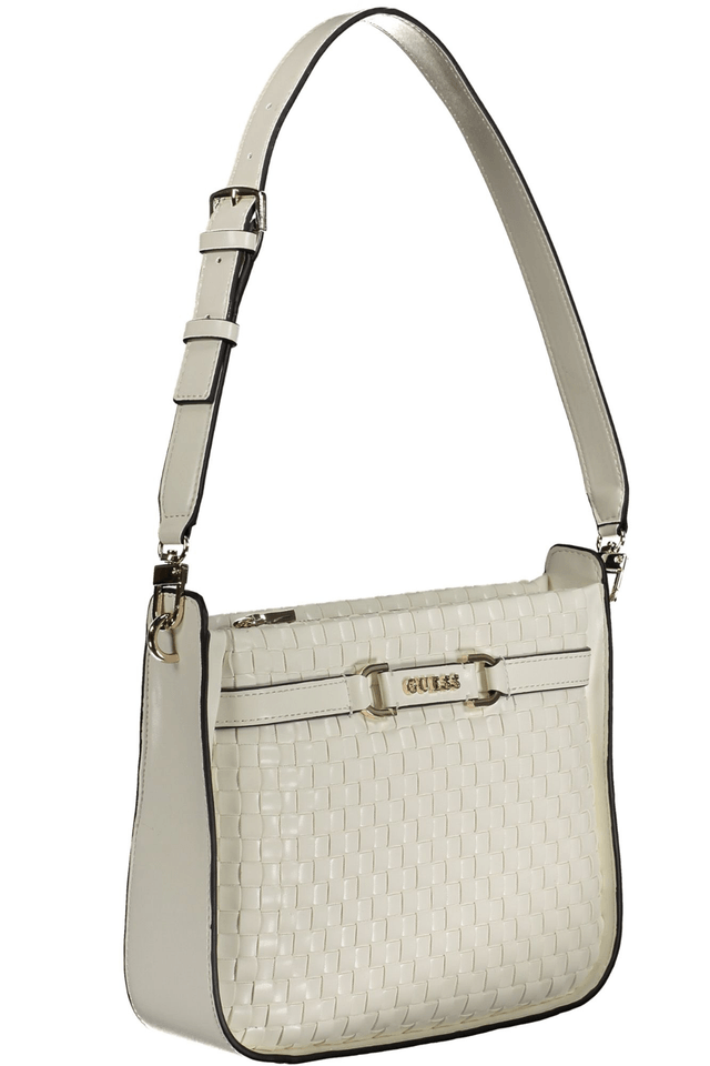 10039GUESS JEANS BORSA DONNA BIANCO