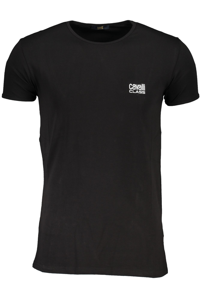 6693CAVALLI CLASS T-SHIRT MANICHE CORTE UOMO NERO